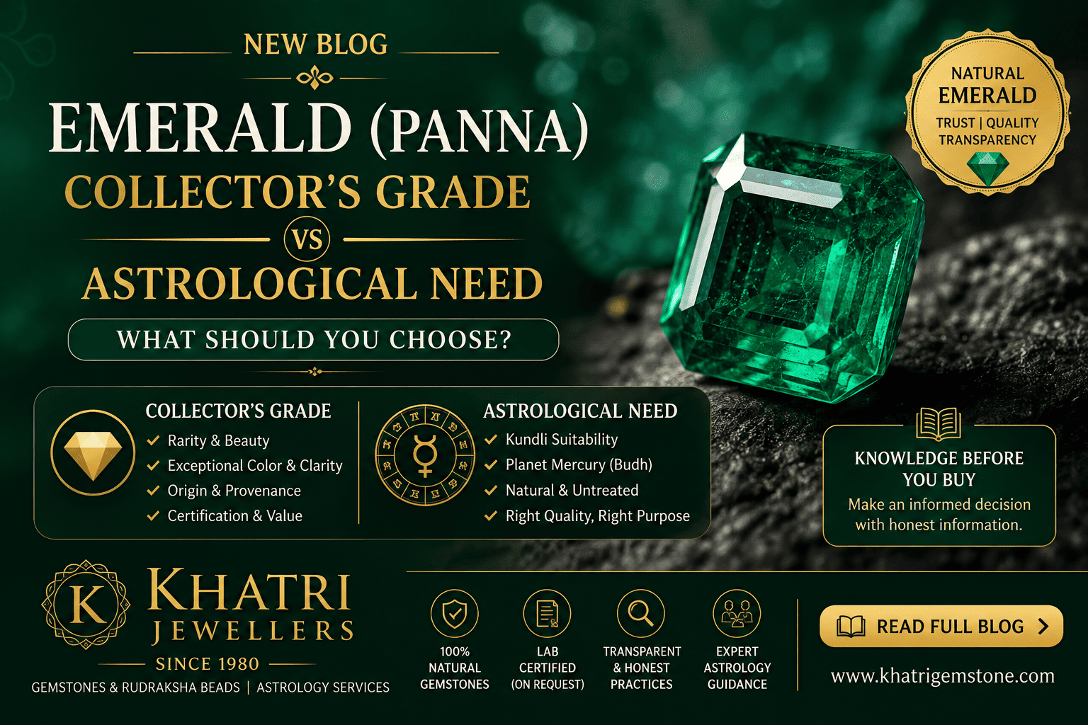 Khatri Gemstone | Emerald Info
