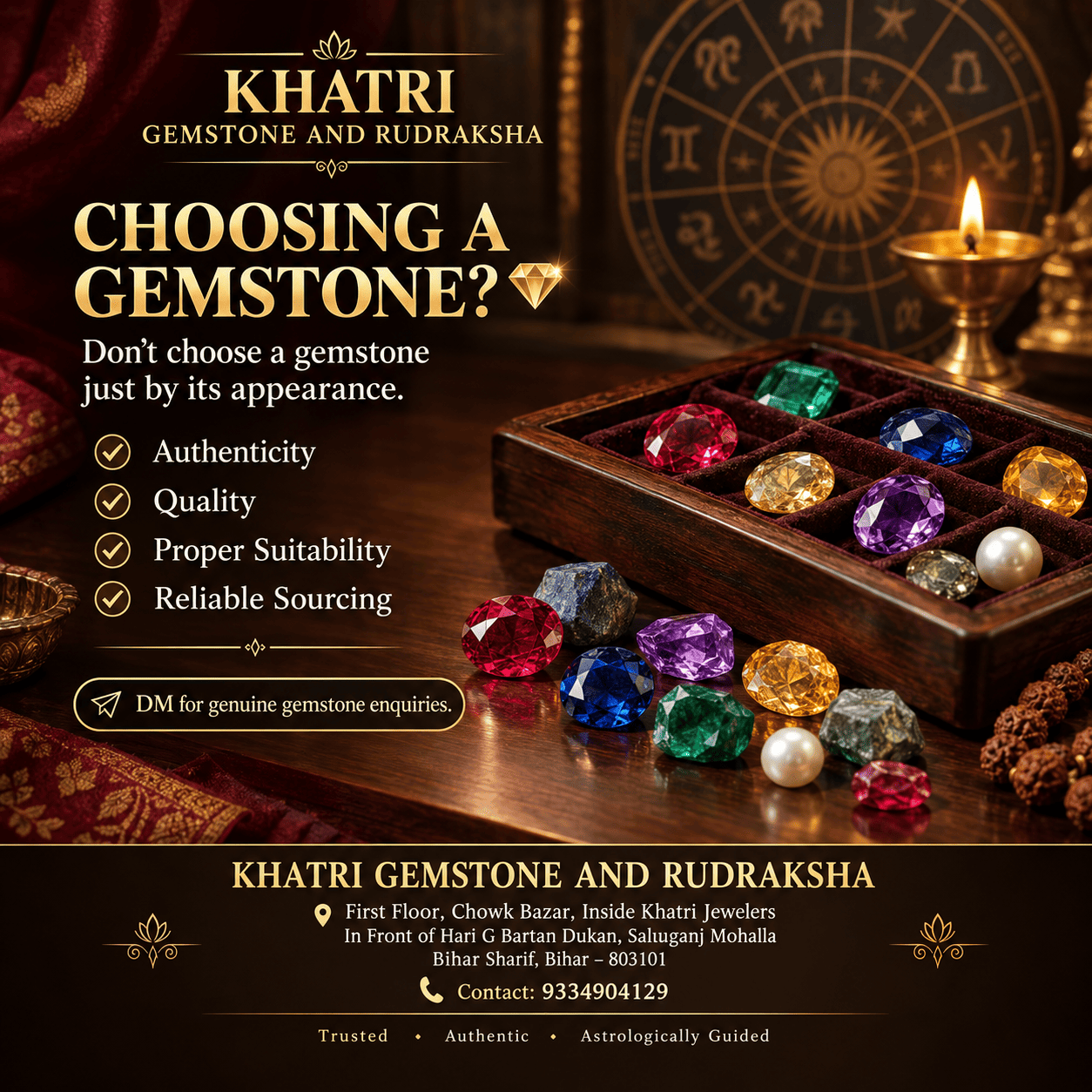 Khatri Gemstone | How to Choose a Gemstone for Astrological Purposes