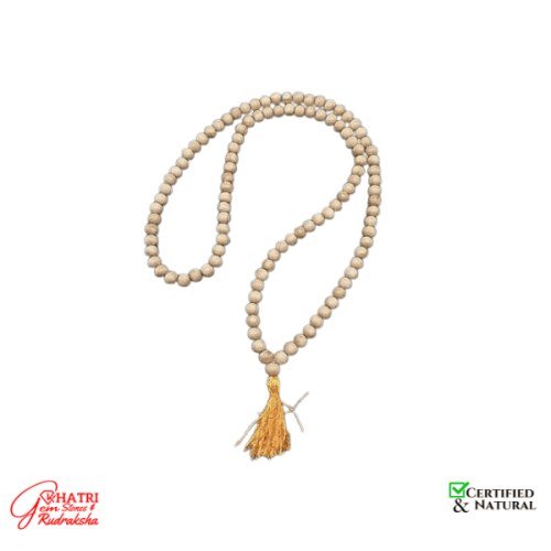 White Chandan Mala — view 2