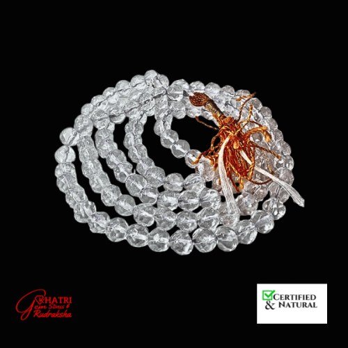 Sphatik Mala Mixed Cut 9MM